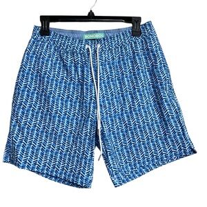 Mens‎ Bonobos Blue Swim Board Shorts Trunks